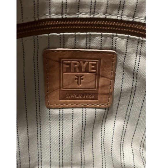 Frye Campus Satchel, Women's Campus Hobo Bag, 100% Dakota Red Burnt Leather - Picture 6 of 15